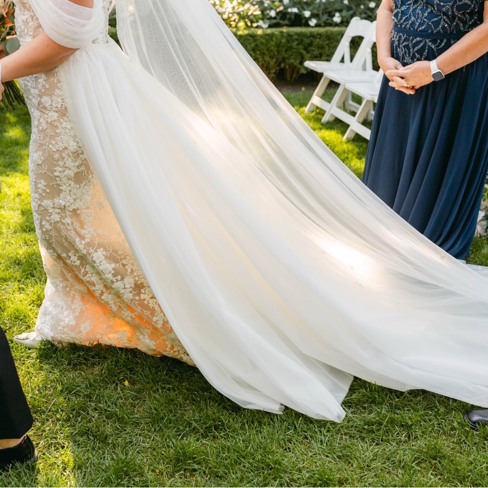 WONA Concept White Tulle Overskirt for Wedding Dress